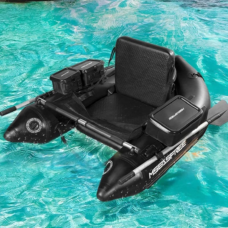 Kayak gonflable pêche PVC solide Solar Marine, bateau rame durable pour eau vive et surf casting