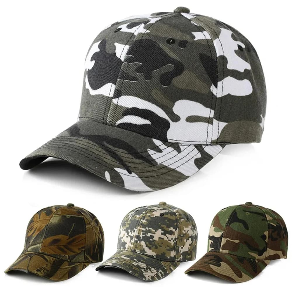 Casquette baseball camouflage unisexe printemps été pêche montagne protection solaire