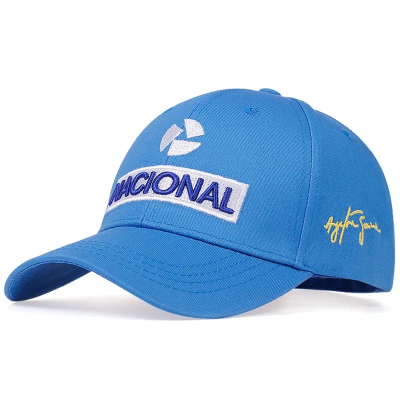 Casquette baseball Ayrton Senna broderie mode pêche extérieure protection sol équipe sport