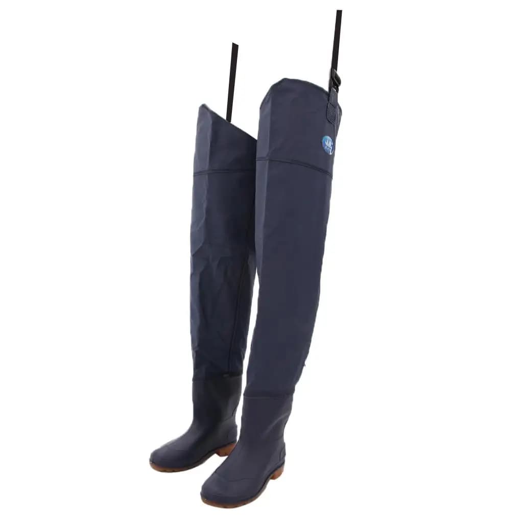 Bottes waders étanches pêche taille US 8 avec semelle antidérapante pour hommes