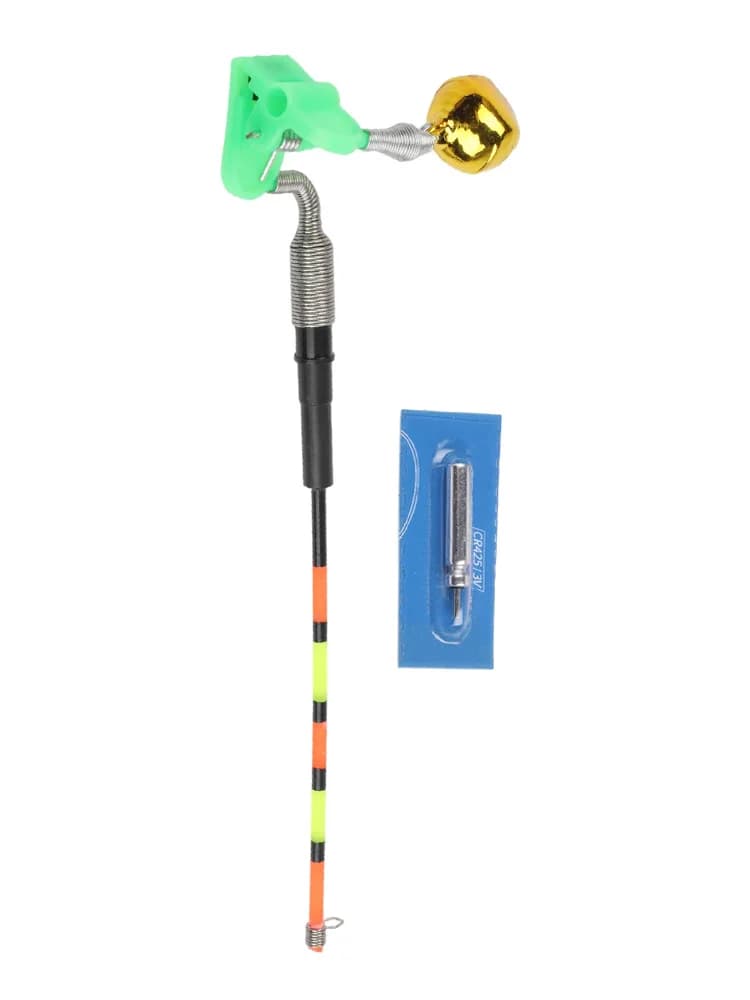Flotteur alarme étanche avec LED indicateur de touche - lumière changeante pour pêche nocturne avec pile incluse