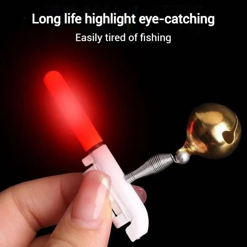 Bâton lumineux pêche LED 5 pièces - Flotteur luminescent avec alarme de touche et charge USB