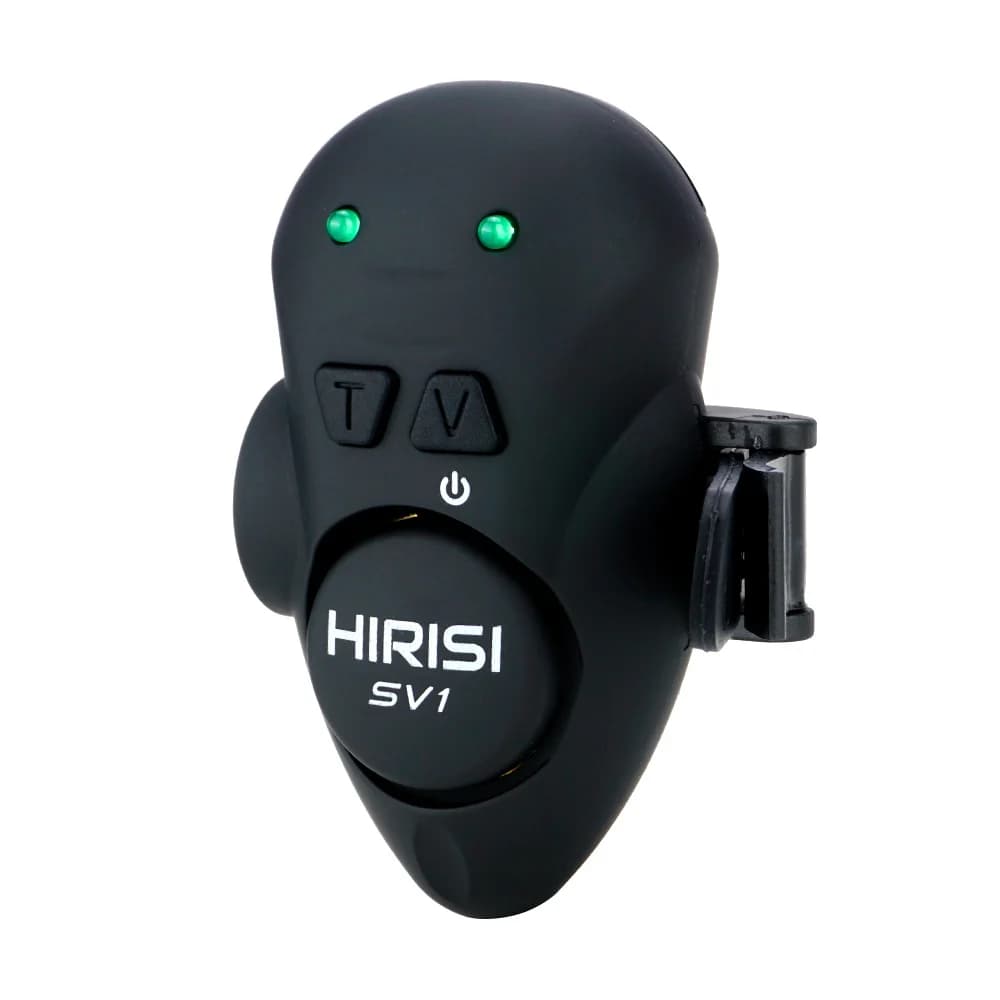 Set d'alarme de touche Hirisi SV1 avec étui portable - Indicateur lumineux pour pêche à la carpe et appâts