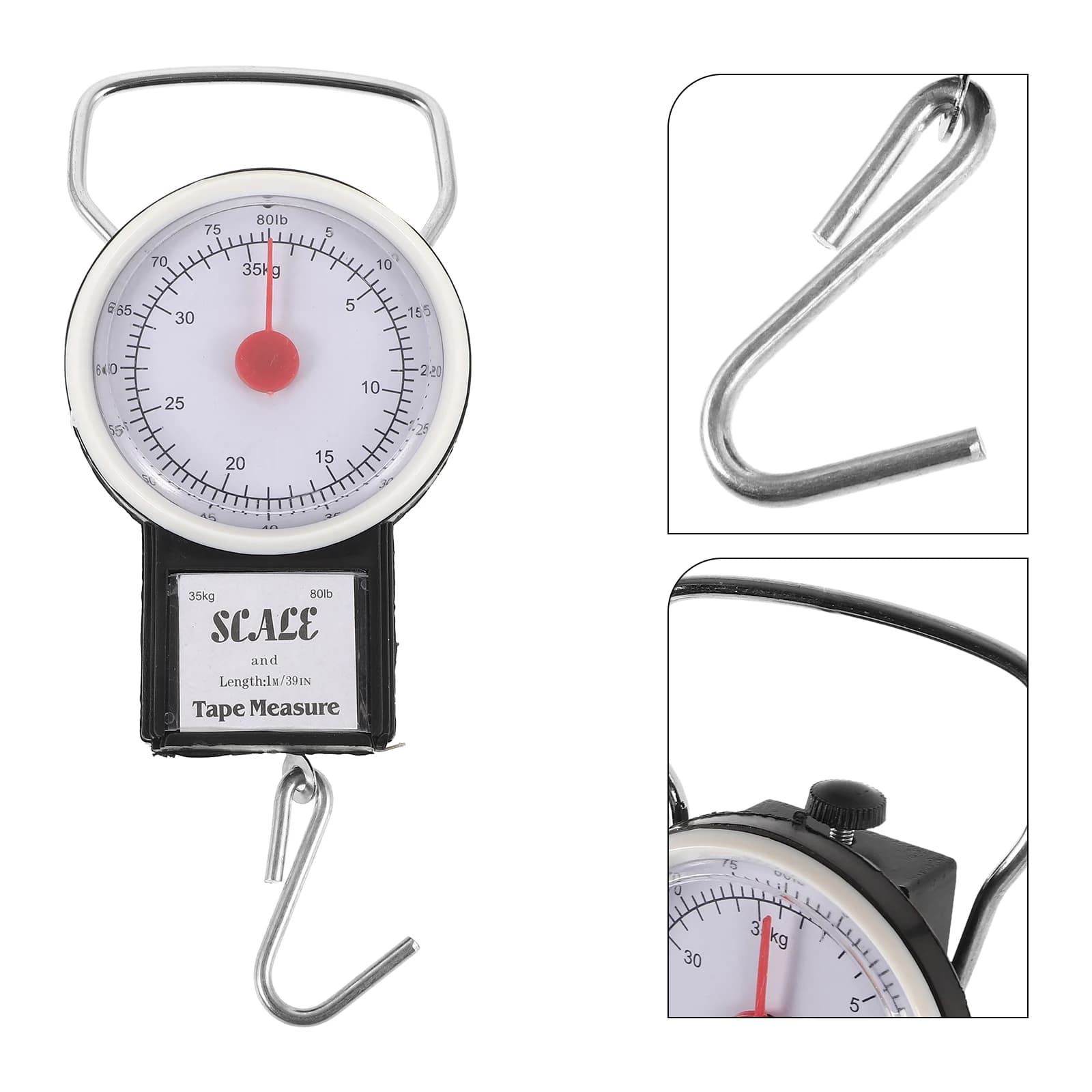 Mini balance à bagages portable 35kg - Outil de pesage précis pour voyage et pêche