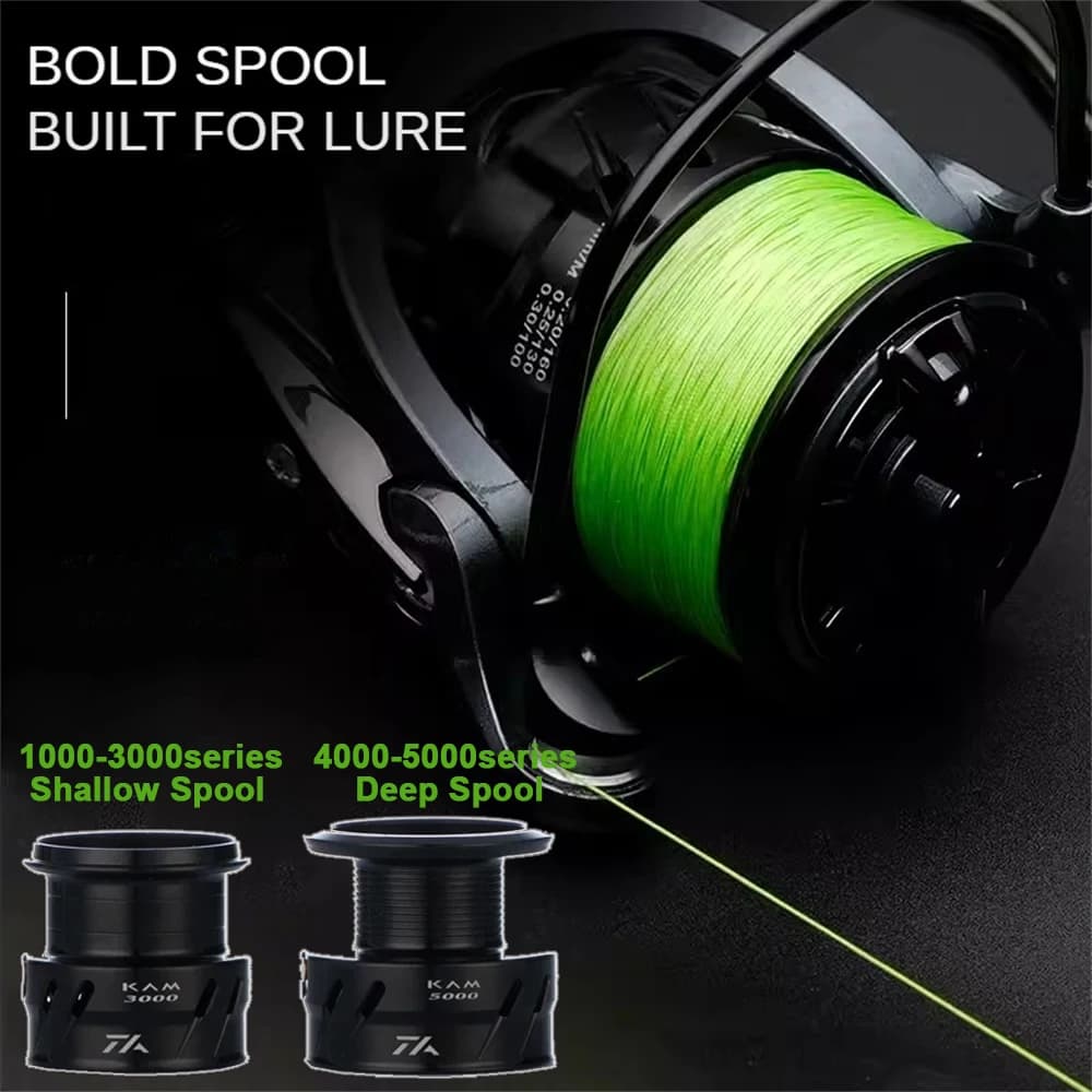 Moulinet de pêche tout alliage haute vitesse 6.2:1 VWVIVIDWORLD - pour spinning, casting et baitcasting