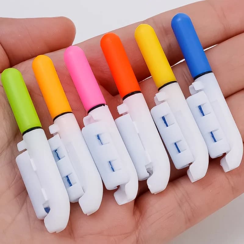 Bâton lumineux LED amovible pour canne à pêche - Flotteur étanche avec pile CR425