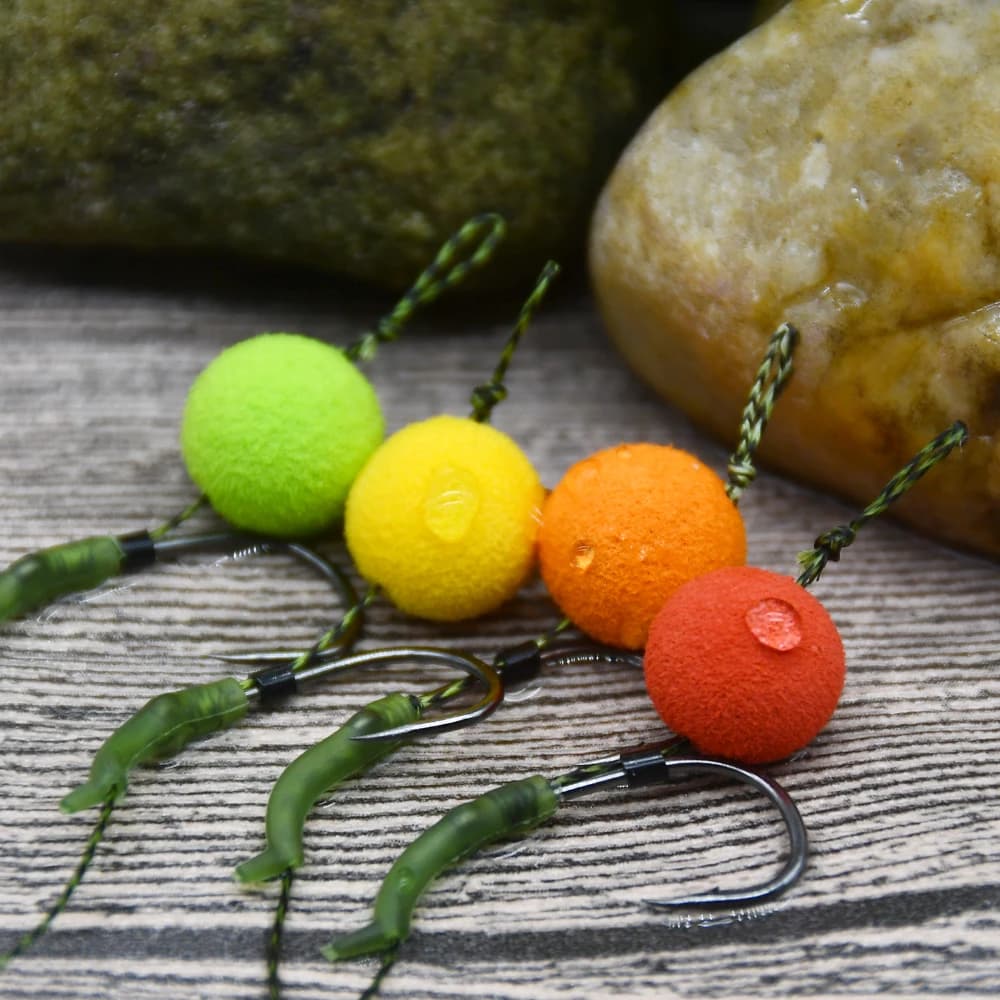 Perles flottantes pop-up MNFT pour carpe - 5 formes différentes - appâts colorés flottants
