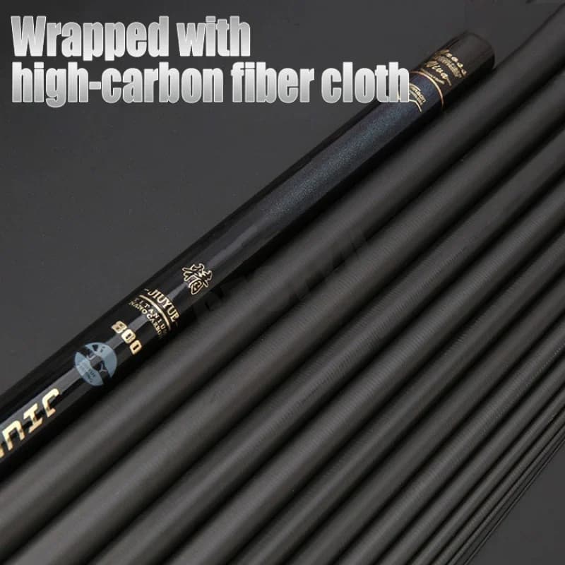 Canne télescopique carbone 8m-12m super dure 10kg+ longue distance lancer stream rod qualité