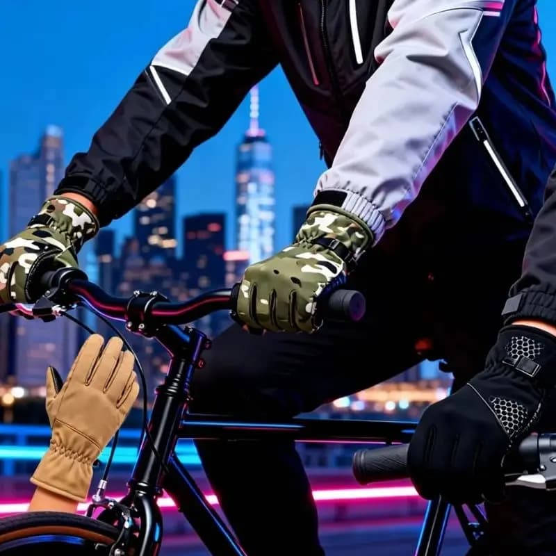 Gants tactiques épais version tactile protection froid automne hiver pêche outdoor