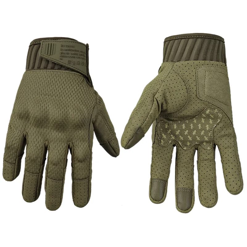 Gants camouflage tactiques doigts complets écran tactile pêche chasse vélo randonnée anti-usure