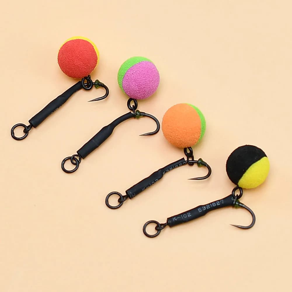 20 pop up boilies pour carpe - appâts flottants méthode Ronnie Rig et hair rig pour pêche au feeder