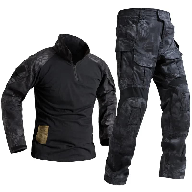 Uniforme camouflage rip-stop G3 pêche airsoft pantalon cargo multicam shirt randonnée
