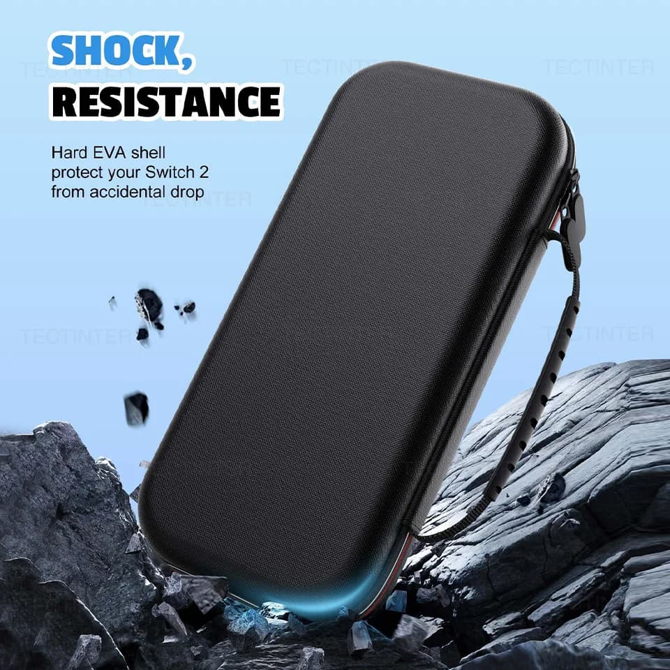 Étui de voyage EVA rigide étanche pour Nintendo Switch 2 - Coque de protection et rangement