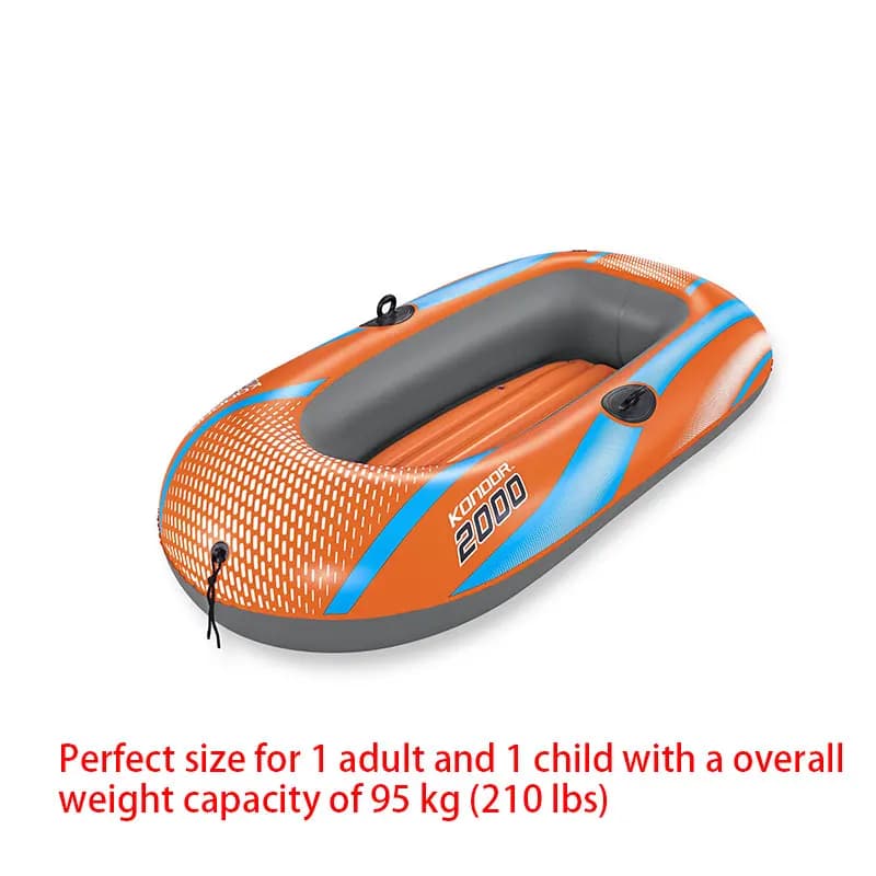 Kayak gonflable Bestway 1-3 personnes PVC robuste aventure rafting - Bateau durable pêche navigation