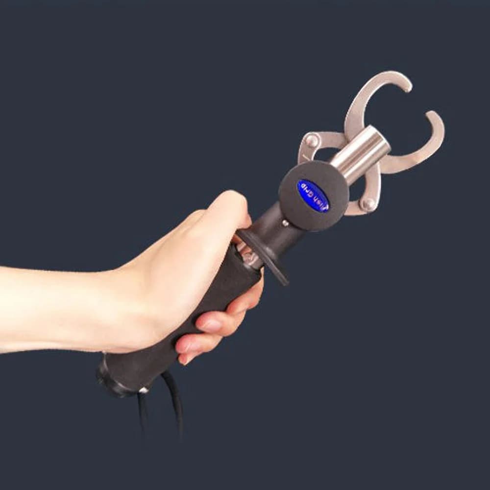 Pince à peser poisson électronique LED 25kg 15kg acier inoxydable balance portable gripper pour pêche accessoire