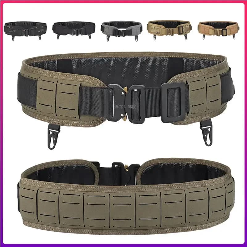 Ceinture taille tactique Molle pour war game paintball airsoft et équipement pêche sportive