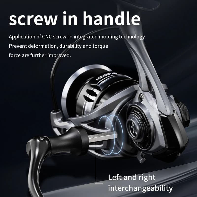 Moulinet spinning Rooblinos ME pêche fluide fonctionnement doux roulement précis