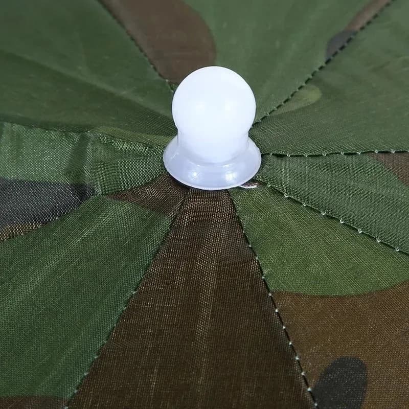Chapeau parapluie pliable pour pêche randonnée plage camping protection tête mains libre
