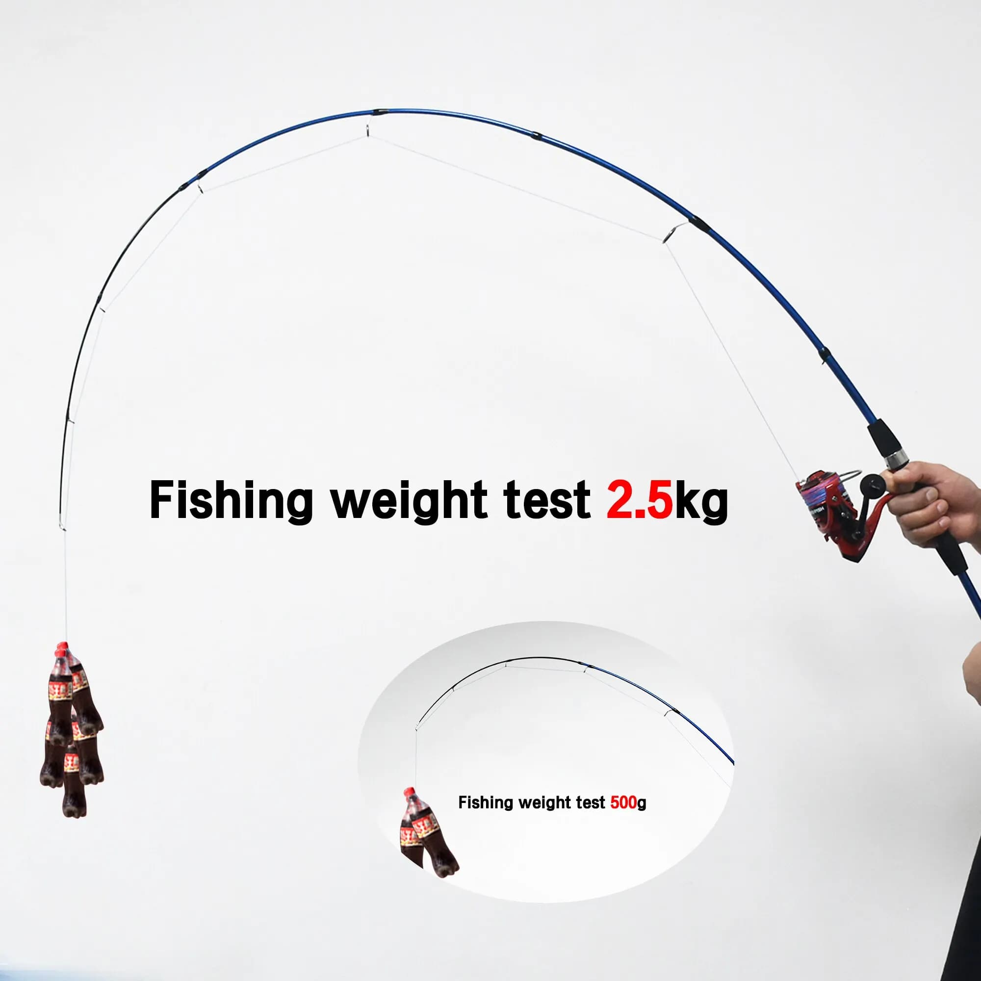 Canne à pêche travel carbone 4/5 brins BIUTIFU - 5-20g ultra-légère pour truite et leurres miniatures