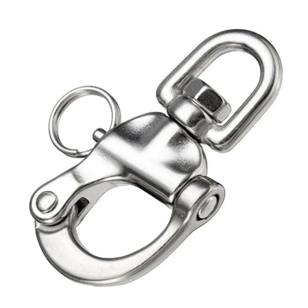 Mousquetons rotatifs en acier inoxydable 316 pour bateau, pêche et équipement marin - Accessoires de gréement