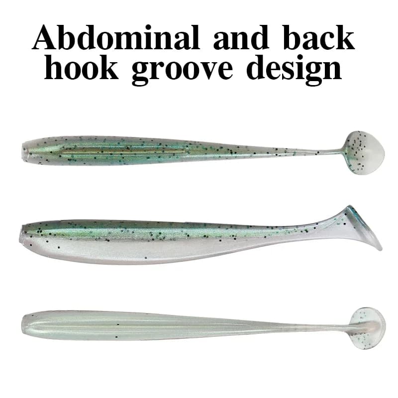 Leurre souple T Tail Worm TSURINOYA 100mm et 120mm, appât artificiel parfumé pour la pêche du bar