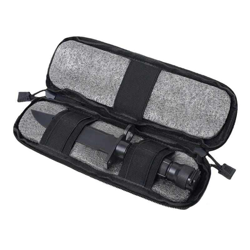 Pochette couteau tactique MOLLE pour pêche plongeante et équipement de survie en mer