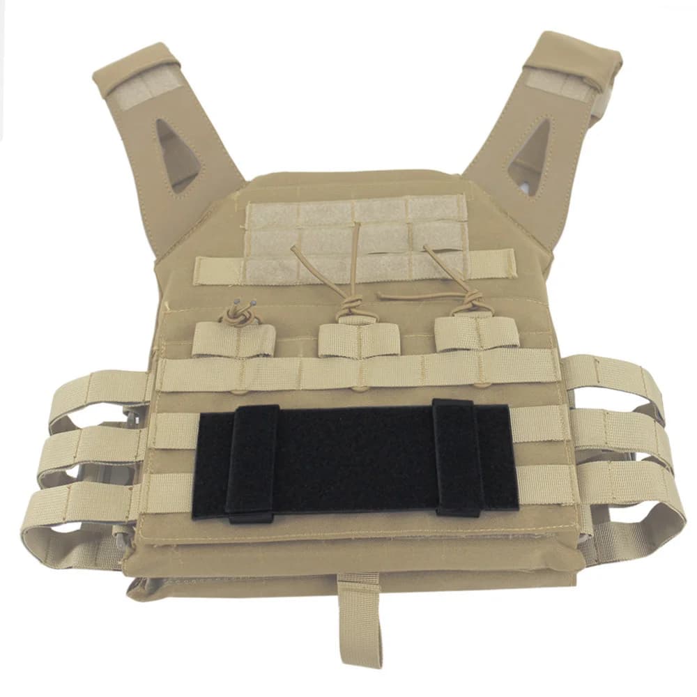 Panneau adaptateur MOLLE Velcro pour gilet pêche - Support personnalisable patches et badges