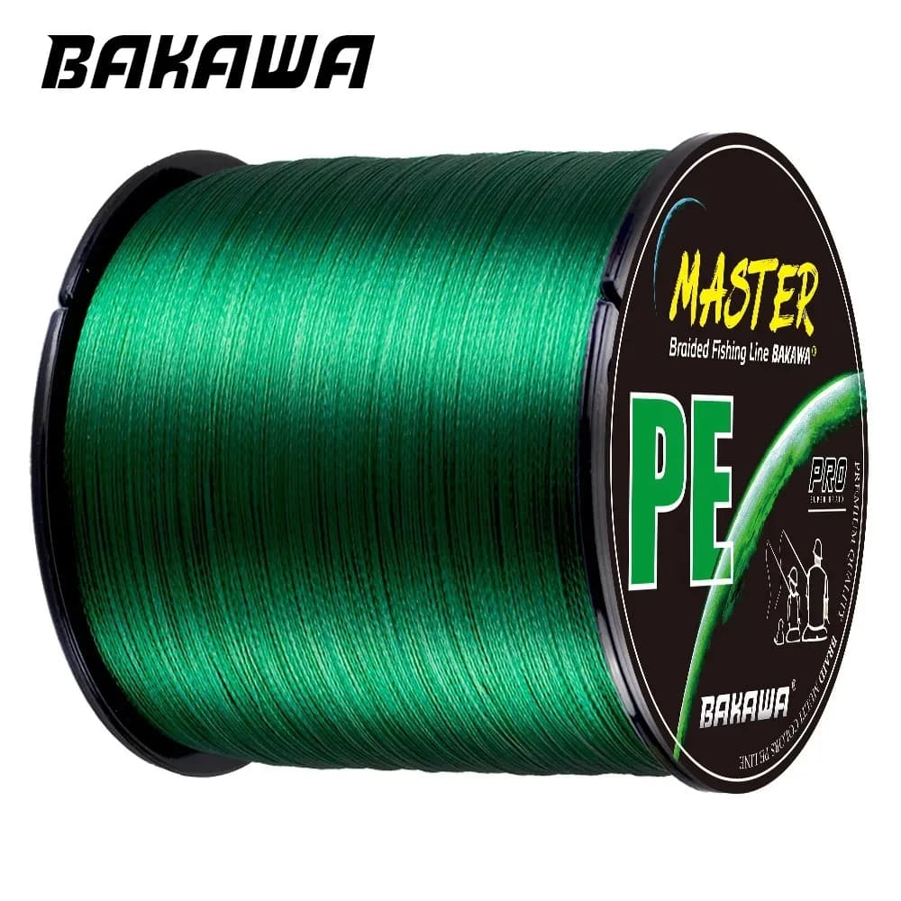 Ligne tressée BAKAWA Japan 4X 4 brins 300M 500M 1000M PE extrême pêche mer eau salée