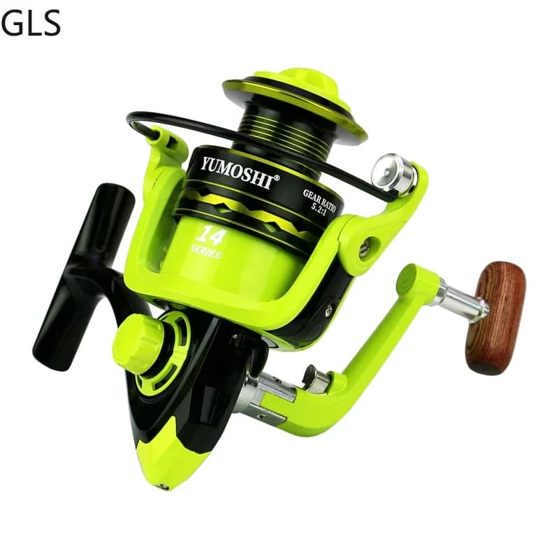 Moulinet spinning mer 2000 à 7000 haute vitesse 5.2:1 pour pêche au carp et leurres légers