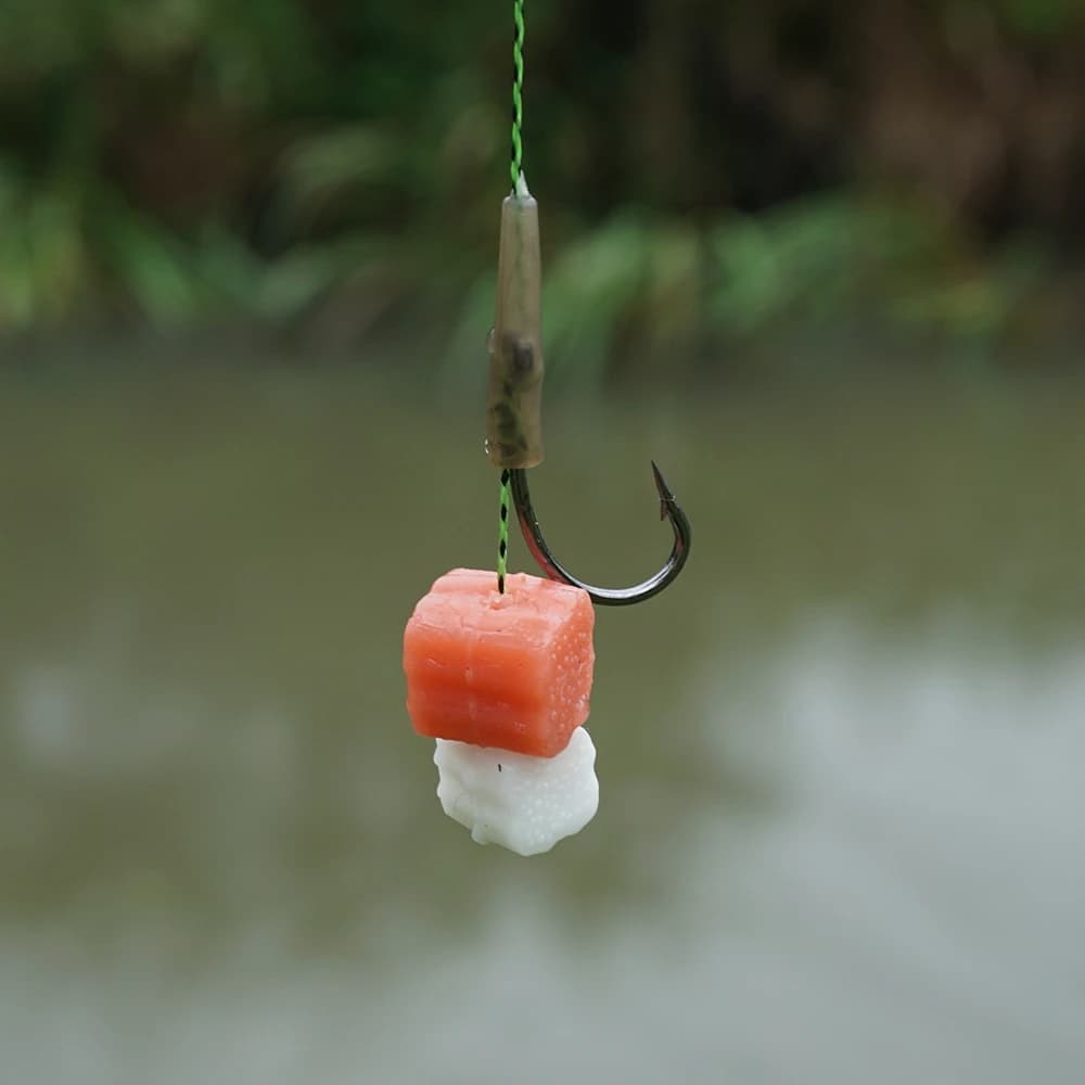 30 leurres souples en silicone flottants Hirisi MA104 - Pêche carpe - Appâts artificiels caoutchouc