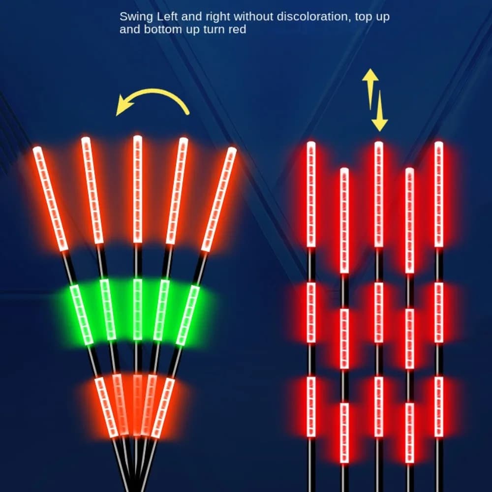 Flotteur pêche intelligent LED haute sensibilité - Bouée lumineuse électrique avec capteur de gravité pour pêche nocturne
