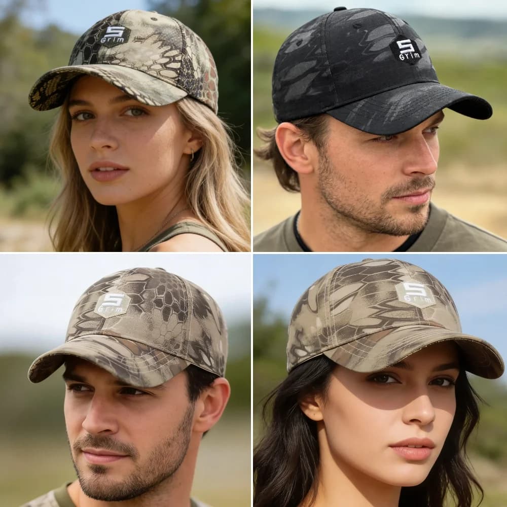 Casquette baseball camouflage unisexe pour pêche tactique et protection solaire été