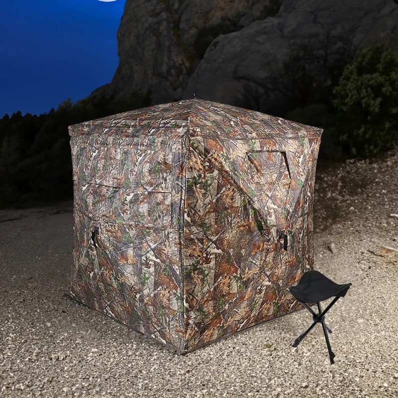 Affût de chasse pop-up 270° 2-3 personnes - Sac transport inclus pour chasse cerf et dinde