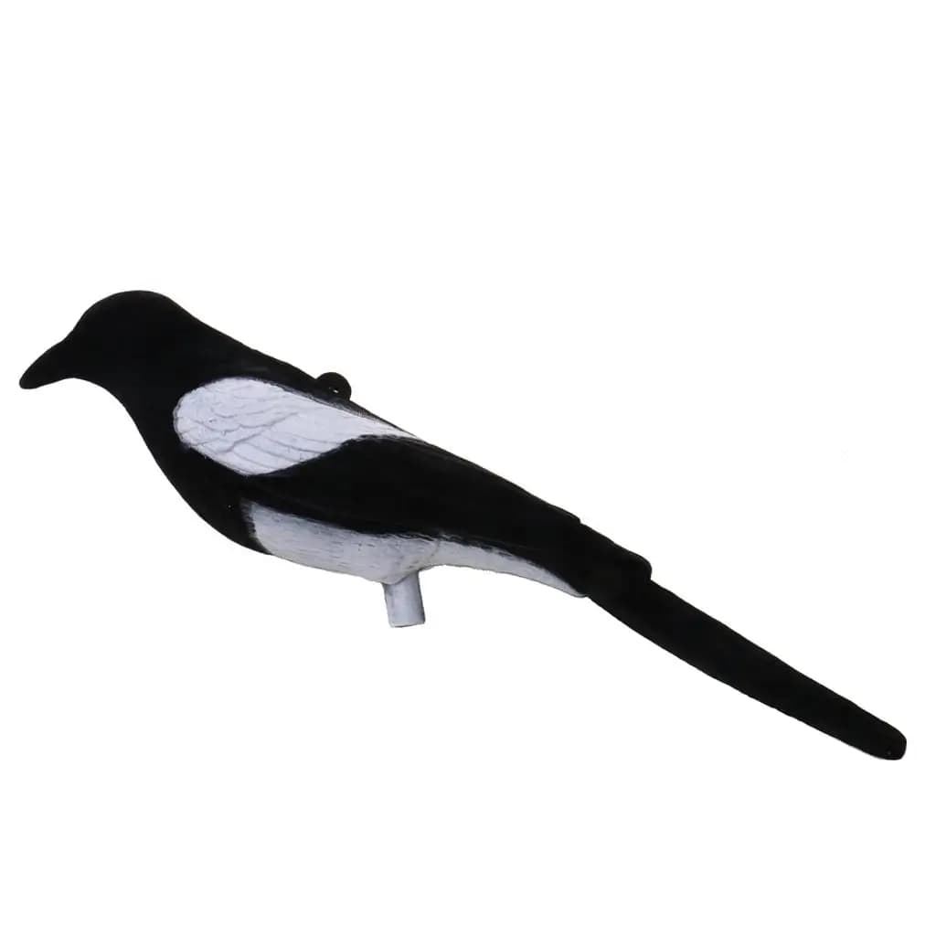 Pie empaillée en mousse pour piège Larsen - Leurre simulation oiseau pour chasse et décoration jardin