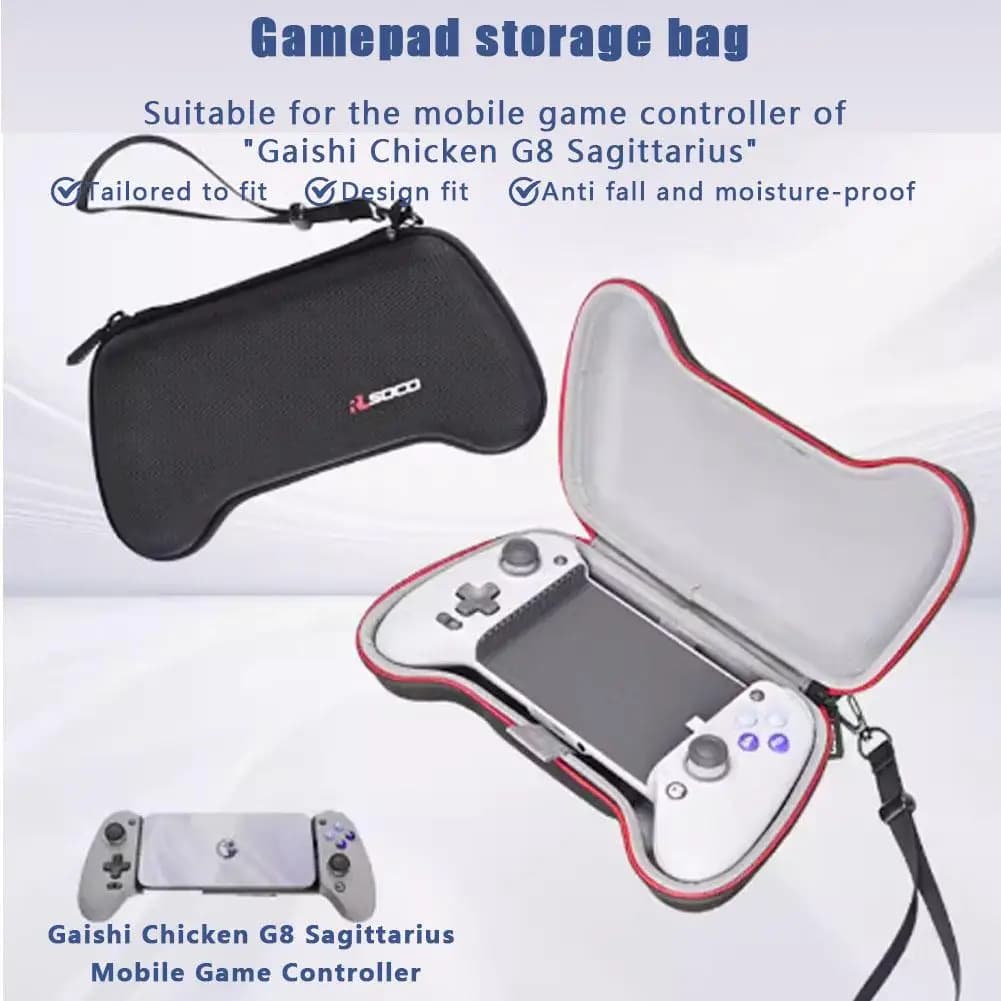 Étui de stockage rigide EVA protecteur pour manette Gamesir G8 Plus Galileo mobile