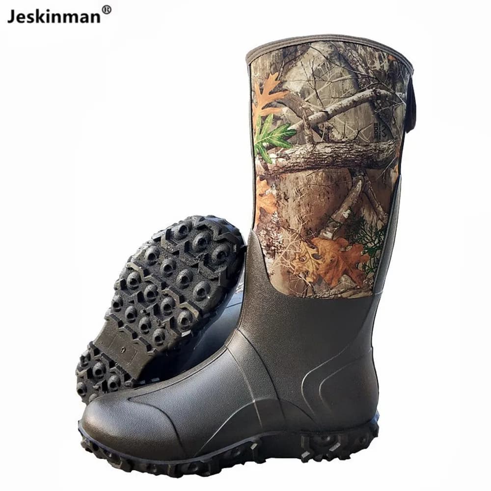 Nouveauté : bottes de pêche et chasse imperméables renforcées, camouflage bionique arboricole pour lavage auto et jardin