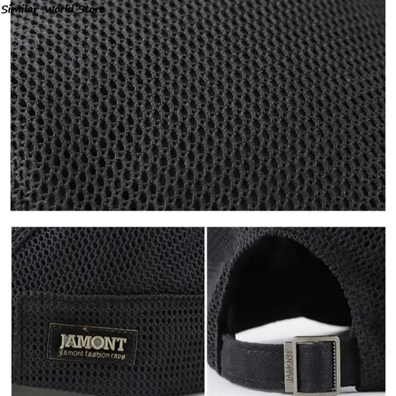 Casquette baseball mesh respirante été homme - Chapeau pêcheur dad hat ventilation optimale