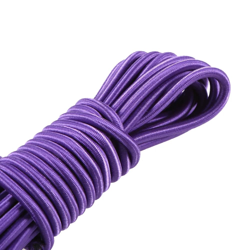 Corde élastique bungee 5mm pour kayak - 5 mètres pour fixations et rangement d'équipement pêche