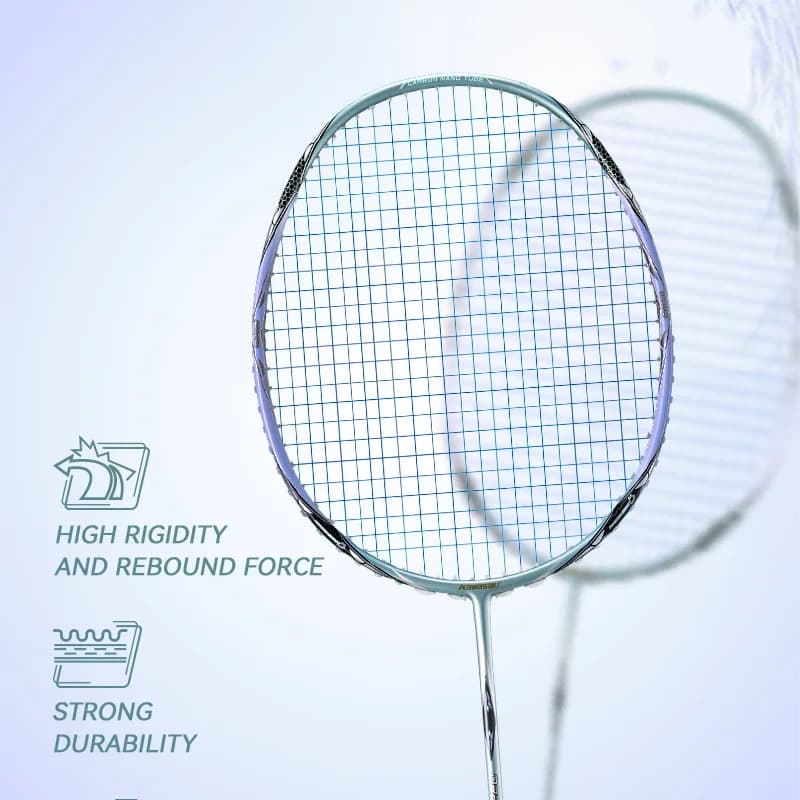 Raquette de badminton Kawasaki Dragon 66 5U carbone ultra-léger professionnelle avec étui et grip