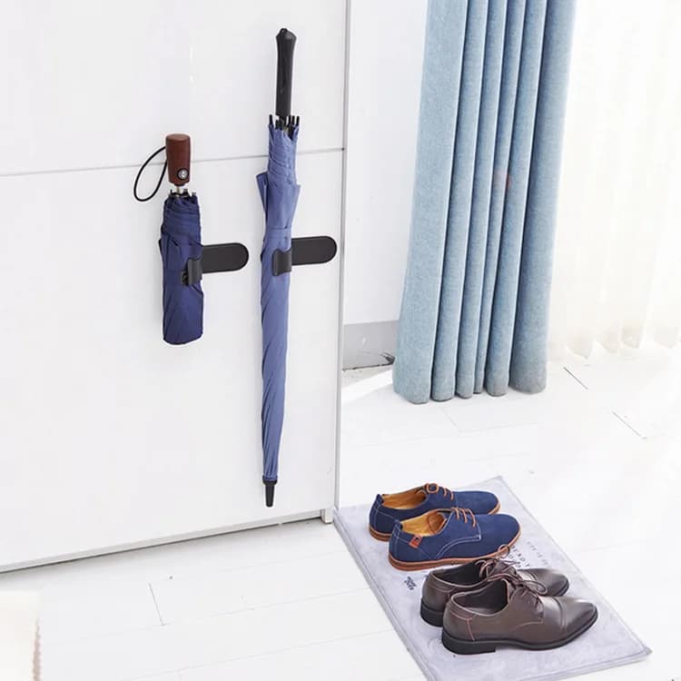 Support parapluie voiture multifonction - Fixation coffre et intérieur auto avec clip et crochet
