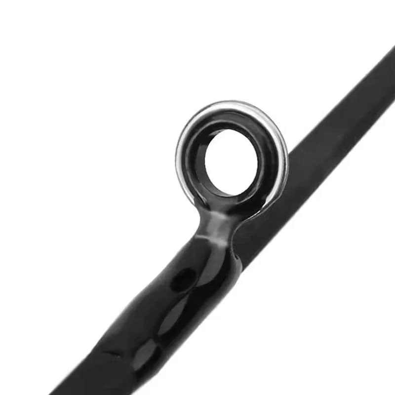 Canne télescopique glace 62cm carbone portable pour pêche crevettes et carpe en rivière hivernale