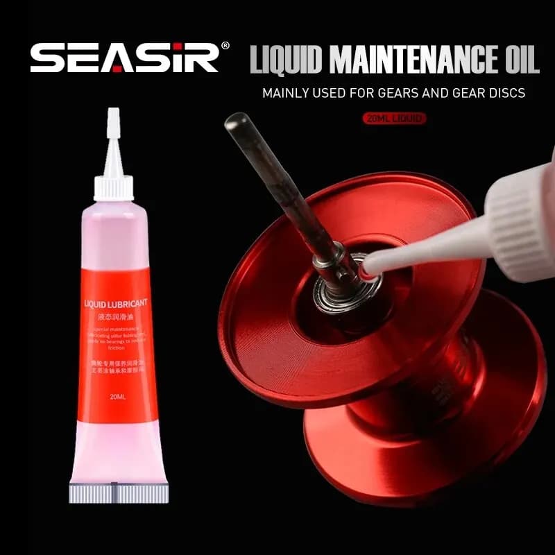 SEASIR Protective Grease (20ml) + Lubricant Oil For Fishing Reel Bearing Mainten