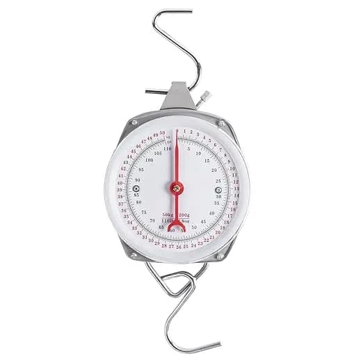 Balance mécanique Goture 110lb/50kg pêche - Pèse-poisson accroche haute précision chasse ferme