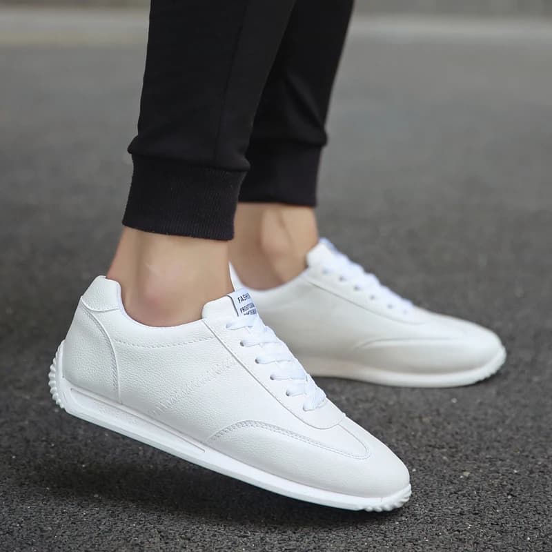Chaussures de pêche homme en cuir italien respirantes antidérapantes pour pêche élégante loisir