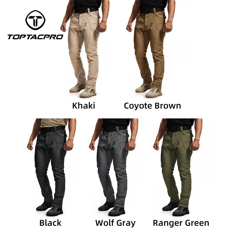 Pantalon tactique TOPTACPRO avec boîte cadeau - Triple protection pour pêche sportive intensive