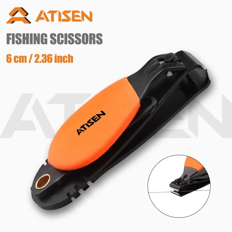 Coupe-fil pêche inox multifonction : pince coupe ligne et ongles pour vos accessoires de pêche