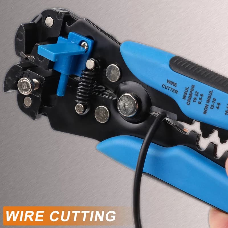 Dénudeuse automatique YE-1SE pour câbles électriques 0.2-6mm² - Pince multifonction coupe sertissage