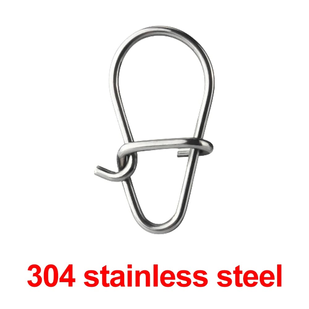 50 émerillons pêche mer inox 304 forme gourde renforcés pour leurres et appâts naturels