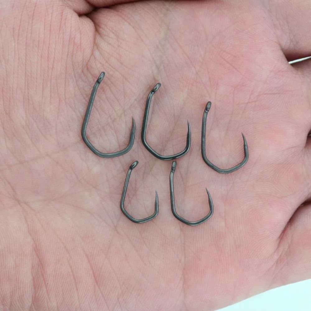 Hirisi 50 pièces hameçons sans ardillon PTFE acier inox 8020 - Hameçons pêche no-kill accessoires