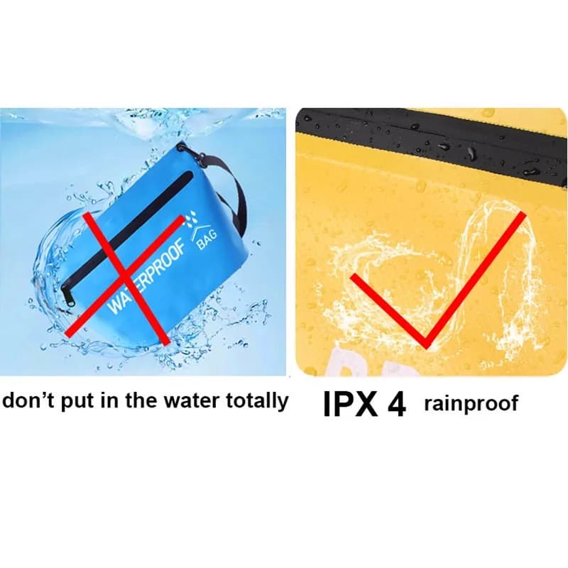 Sac étanche 5 litres XA17WA pour voyage rafting kayak randonnée aquatique bagagerie sportive